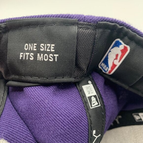 Los Angeles Lakers NBA Purple New Era 9Fifty Wool Blend Snapback Hat - Picture 7 of 7